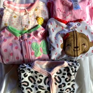 0-3 month girl sleepers